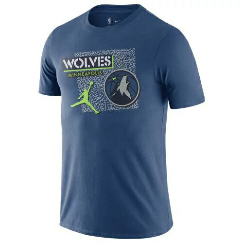 ジョーダン メンズ Tシャツ Jordan NBA Dri-Fit Statement 2 T-Shirt - Blue/White
