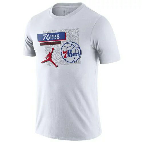 硼  T Jordan NBA Dri-Fit Statement 2 T-Shirt - White/Red