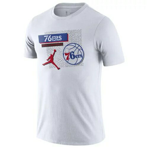 ジョーダン メンズ Tシャツ Jordan NBA Dri-Fit Statement 2 T-Shirt - White/Red