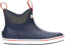 GNXg^t Y Cu[c XTRATUF Men's 6'' Ankle Waterproof Deck Boots - Navy