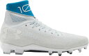 A_[A[}[ Y TbJ[ XpCN Under Armour Men's C1N MC Football Cleats - White/Blue