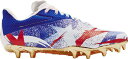 アンダーアーマー メンズ サッカー スパイク Under Armour Men's Blur LE MC USA Football Cleats - Royal...