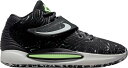 iCL Y obV Nike KD14 Basketball Shoes - Black/Grey/Lime