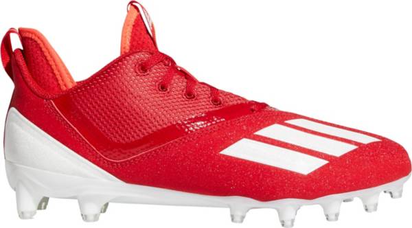 アディダス メンズ サッカー スパイク adidas Men's adizero Scorch Football Cleats - Red/White