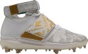 ニューバランス メンズ 野球 シューズ スパイク New Balance Lindor 1 TPU Baseball Cleats - White/Gold