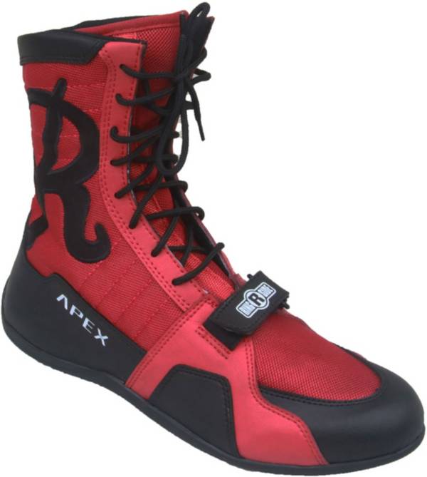 リングサイド メンズ ボクシングシューズ Ringside Men 039 s Apex Elite Boxing Shoes - Red/Black