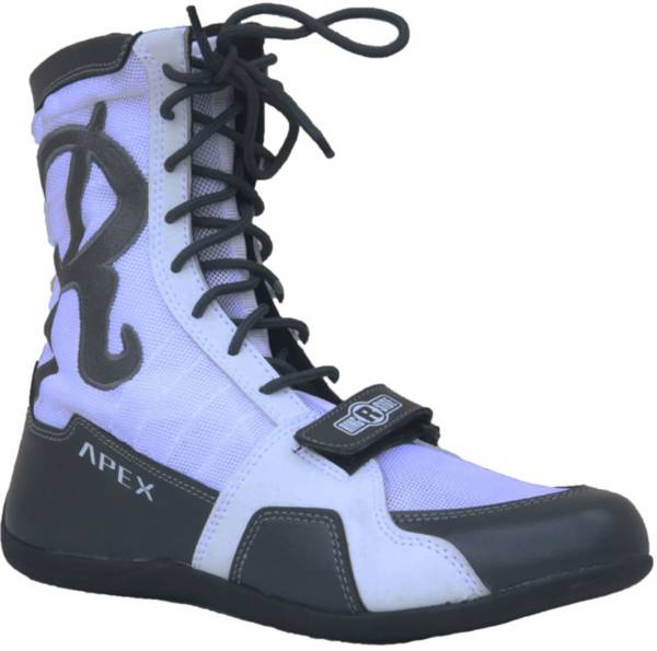 リングサイド メンズ ボクシングシューズ Ringside Men's Apex Elite Boxing Shoes - White/Black