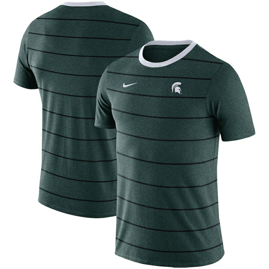 ナイキ メンズ Tシャツ Michigan State Spartans Nike Inspired Tri-Blend T-Shirt - Green