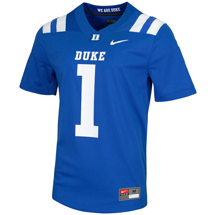 ナイキ メンズ ゲームジャージ #1 Duke Blue Devils Nike Untouchable Game Jersey - Royal