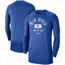 iCL Y TVc  T Duke Blue Devils Nike Textured Long Sleeve T-Shirt - Royal