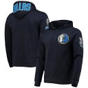 vX^_[h Y p[J[ Dallas Mavericks Pro Standard Chenille Team Pullover Hoodie - Navy