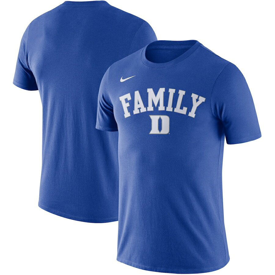 ナイキ メンズ Tシャツ Duke Blue Devils Nike Family T-Shirt - Royal