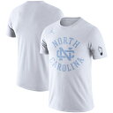 W[_ Y TVc North Carolina Tar Heels Jordan Brand Basketball Retro 2-Hit T-Shirt - White