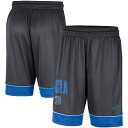 ナイキ メンズ ショーツ ハーフパンツ UCLA Bruins Nike Fast Break Shorts - Charcoal/Blue