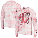 WNt[h Y TVc  T Houston Rockets Junk Food Throwback Tie-Dye Long Sleeve T-Shirt