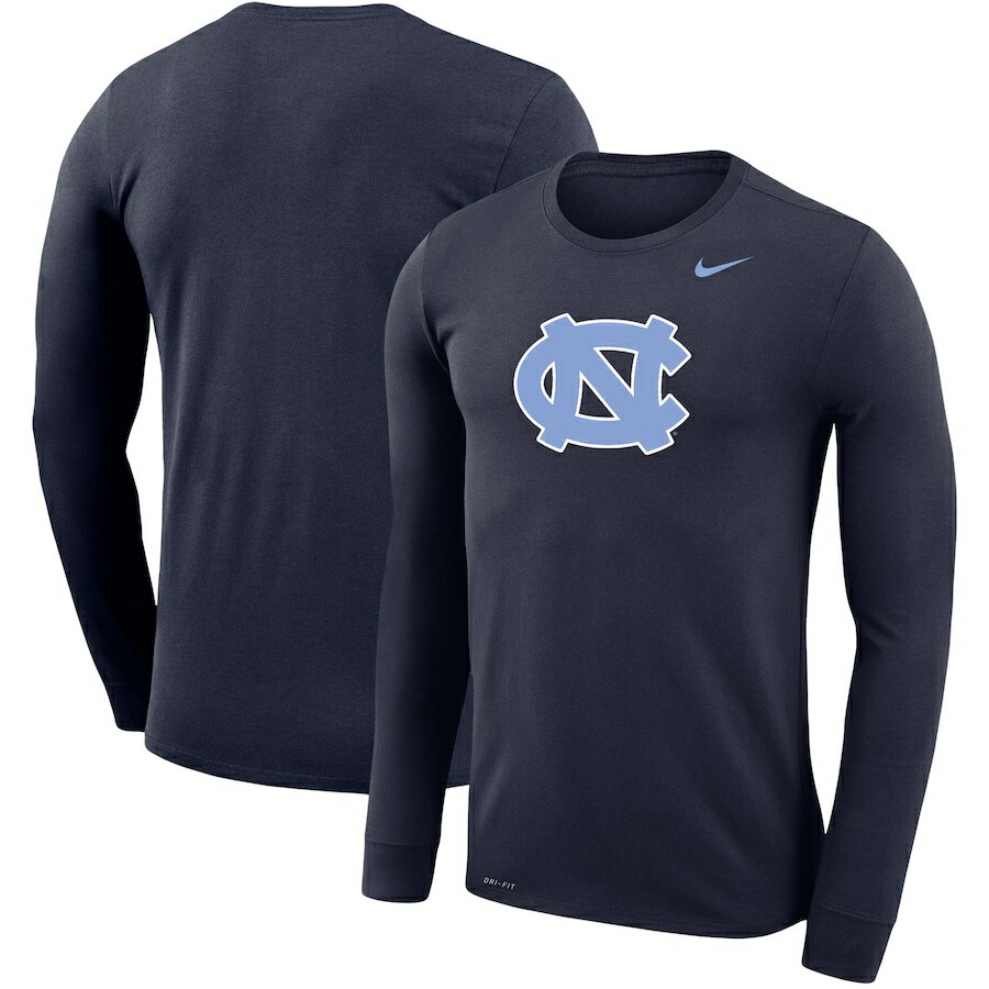 Rakuten - ナイキ メンズ Tシャツ 長袖 ロンT North Carolina Tar Heels Nike School Logo Legend Performance Long Sleeve T-Shirt - Navy