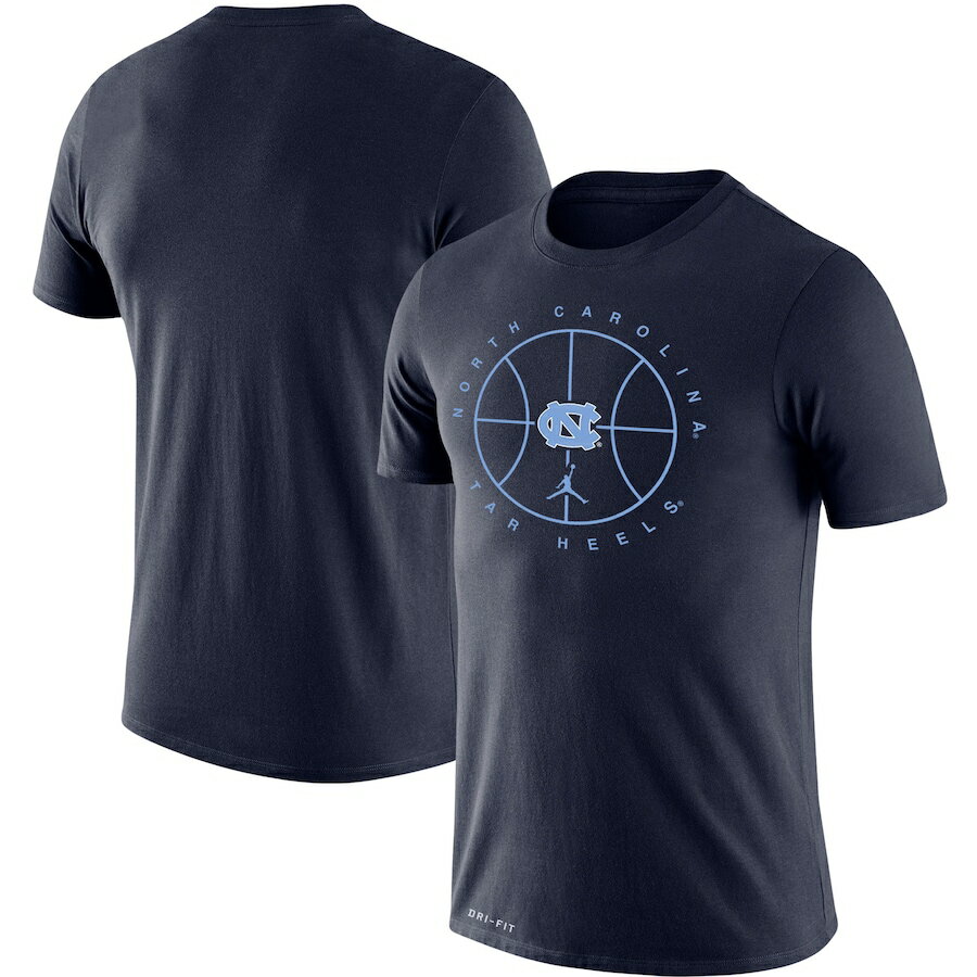 ジョーダン メンズ Tシャツ North Carolina Tar Heels Jordan Brand Basketball Icon Legend Performance T-Shirt - Navy