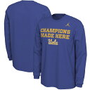 W[_ Y TVc  T UCLA Bruins Jordan Brand Team Mantra Long Sleeve T-Shirt - Blue