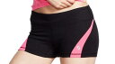 ソフィー キッズ ショートパンツ Soffe Girls' Dri Colorblock Dance Shorts - Black/Neon Pink