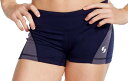 ソフィー キッズ ショートパンツ Soffe Girls' Dri Colorblock Dance Shorts - Navy/Gunmetal