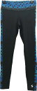ソフィー レディース レギンス Soffe Juniors' Crush It Leggings - Black/Crushed Glass Solar