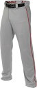 C[Xg Y 싅 pc Easton Men's Mako 2 Piped Baseball Pants - Grey/Red