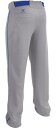 C[Xg Y 싅 pc Easton Men's Rival 2 Piped Baseball Pants - Grey/Royal