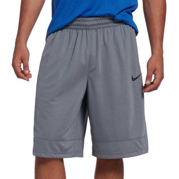 ナイキ メンズ バスケットボール ショートパンツ Nike Men's Dry Icon Basketball Shorts - Cool Grey/Black
