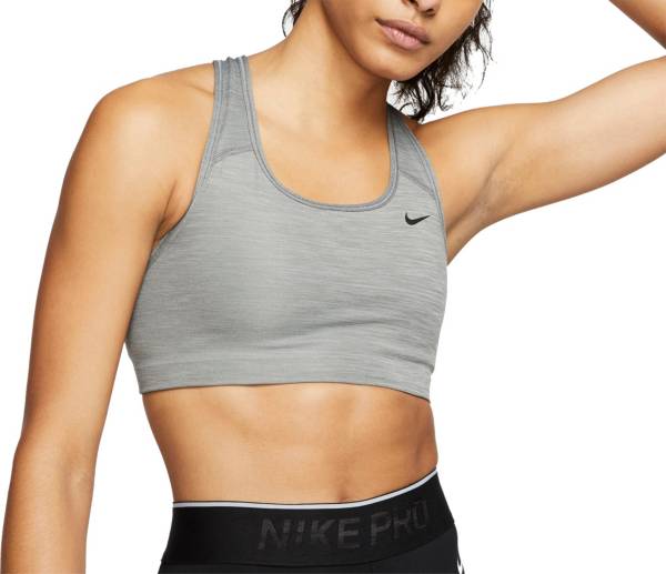 ナイキ レディース スポーツブラ Nike Women's Pro Swoosh Medium-Support Sports Bra - Smoke Grey
