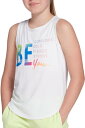 fBbNX LbY ^Ngbv DSG Girls' Graphic Tank Top - Pure White Be You