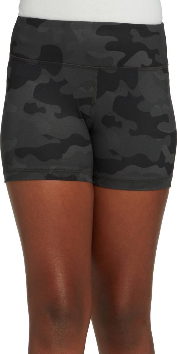 ディックス キッズ ショートパンツ DSG Girls 039 3 039 039 Performance Shortie Shorts - Camo Pure Black