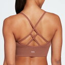 RrA fB[X X|[cu DSG Women's Seamless Fashion Ribbed Sports Bra - Mink Shadow