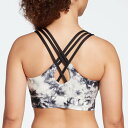 RrA fB[X X|[cu DSG Women's Medium Support Strappy Sports Bra - Dyed Pristine