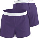 \tB[ fB[X V[gpc Soffe Juniors' Cheer Shorts - Purple