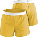 \tB[ fB[X V[gpc Soffe Juniors' Cheer Shorts - Yellow