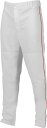 }b` Y 싅 pc Marucci Men's Double Knit Piped Baseball Pants - White/Red