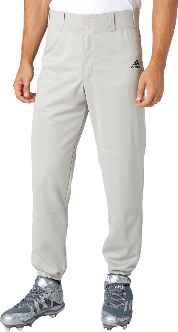 ǥ   ѥ adidas Men's Triple Stripe Traditional Baseball Pants - Grey Baseball