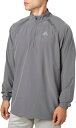 AfB_X Y 싅 WPbg adidas Men's Triple Stripe Long Sleeve Baseball Jacket - Grey/White