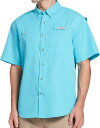 tB[hAhXg[ Y Vc Field & Stream Men's Latitude II Woven Fishing Button Down T-Shirt - Blue Atoll