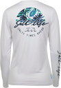 \gCt fB[X TVc  T Salt Life Women's Escape to Paradise Long Sleeve Shirt - White