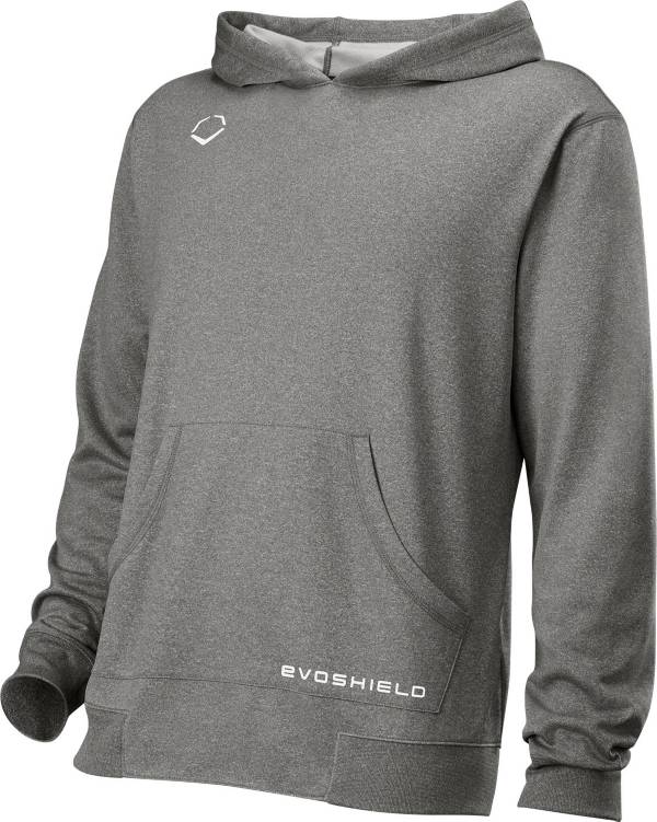 エボーシールド キッズ 野球 パーカー EvoShield Youth Pro Team Fleece Hoodie - Grey