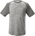 エボーシールド キッズ 野球 アンダーシャツ EvoShield Boys' E304 Performance Pullover Tech Tee - Charcoal(4)