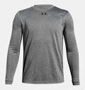 A_[A[}[ LbY T Under Armour LongSleeve Shirt UA Locker  True Gray Heather / Black