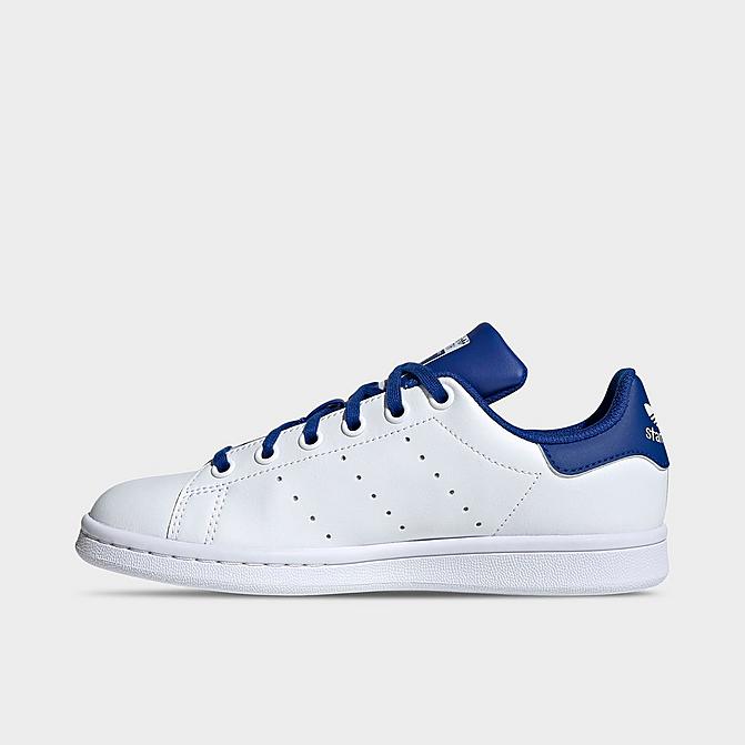 アディダス キッズ/レディース スタンスミス adidas Originals Stan Smith GS スニーカー Cloud White/Royal Blue