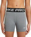 iCL LbY V[gpc Nike Girls' Pro 3h Shorts - Carbon Heather