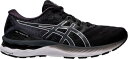 アシックス メンズ ランニングシューズ ASICS Men's GEL-Nimbus 23 Running Shoes - BLACK/WHITE