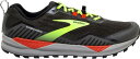 ブルックス メンズ ランニングシューズ Brooks Men's Cascadia 15 Trail Running Shoes - Black/Green/R...