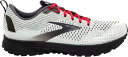 ブルックス メンズ ランニングシューズ Brooks Men's Revel 4 Running Shoes - White/Black/Red
