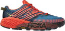 ホカオネオネ メンズ ランニングシューズ HOKA ONE ONE Men's Speedgoat 4 Trail Running Shoes - Fiesta...