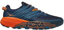 ホカオネオネ メンズ ランニングシューズ HOKA ONE ONE Men's Speedgoat 4 Trail Running Shoes - Teal/O...